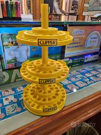 espositore per accendini clipper