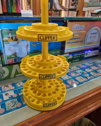 espositore per accendini clipper