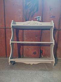 Piattaia shabby chic bianca - mai usata