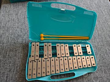 Metallofono glockenspiel xilofono 25 note