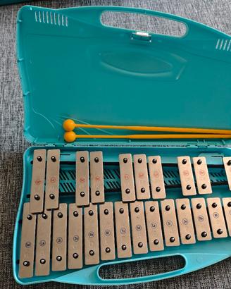 Metallofono glockenspiel xilofono 25 note