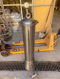 Filtro enologico a sacco