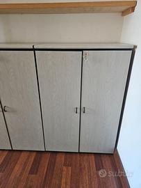 3 armadi da ufficio, classificatori portadocumenti