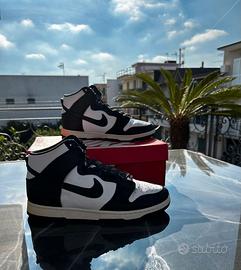 Scarpe Nike Dunk Retro, bianche e nere
