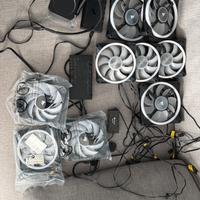 Ventole Corsair QL RGB White + Controller iCUE