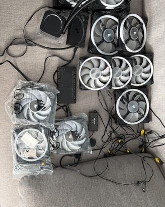 Ventole Corsair QL RGB + Controller iCUE