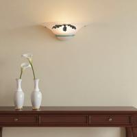 Applique in vetro scavo