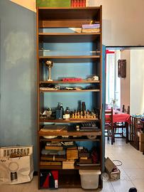 Libreria in Legno Noce