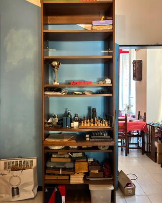 Libreria in Legno Noce