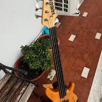 Basso fretless Yamaha+Upgrades