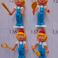 Sorpresine Kinder componibili Mascotte 1986