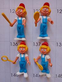 Sorpresine Kinder componibili Mascotte 1986