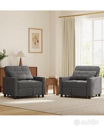 Poltrona letto singolo nuova