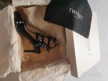 Sandali vernice nera