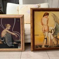 4 Quadri assortiti firmati Claudio Palermo