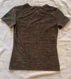 Maglietta Benetton marrone mélange