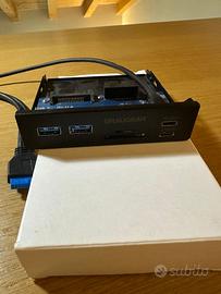 GRAUGEAR Front Panel USB 3.2 Gen2x2 20Gbps + USB-A