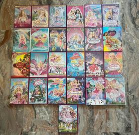 Set collezione Barbie 25 DVD funzionanti italiani