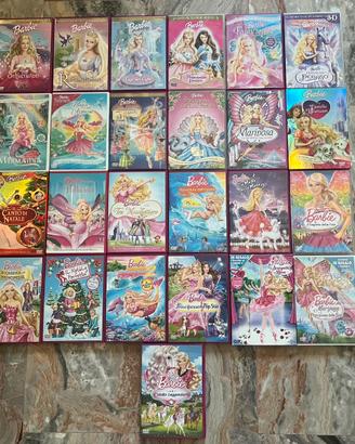 Set collezione Barbie 25 DVD funzionanti italiani