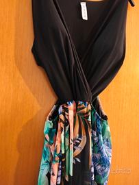 Abito lungo floreale con pantaloncino  40/42