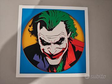 quadro a strati wall art joker