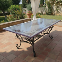 TAVOLO IN PIETRA LAVICA MIS. 200X100 CM. IN ITALIA