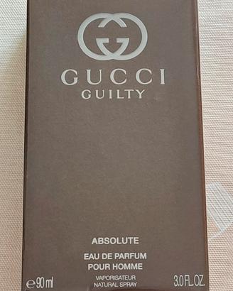 Gucci Guilty Absolute Pour Homme 90ml EDP nuovo