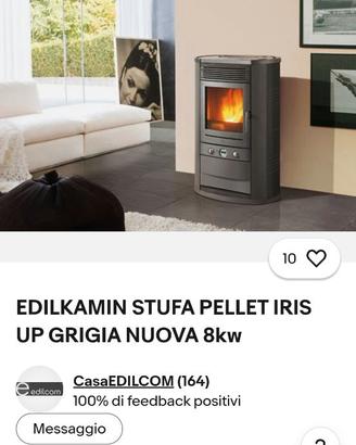 Stufa Edilkamin Iris 8kw