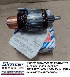 INDOTTO MOTORINO AVVIAMENTO ALFA FIAT LANCIA