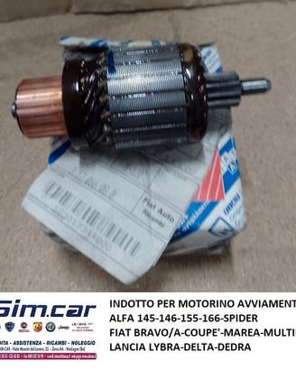 INDOTTO MOTORINO AVVIAMENTO ALFA FIAT LANCIA