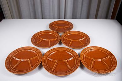 Elegante set 6 piatti aperitivo Pagnossin