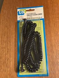 Cavo a spirale per collegamento fotocamera a flash