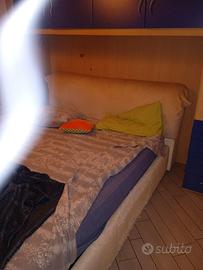 Letto matrimoniale contenitore