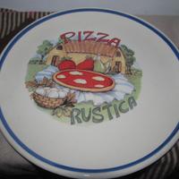 Piatto Pizza Ceramica - Design Rustico
