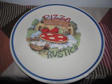 Piatto Pizza Ceramica - Design Rustico