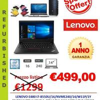 Notebook Refurbished 1 Anno Garanzia