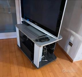 Tris TV Plasma Panasonic Mobiletto Ruote + Decoder