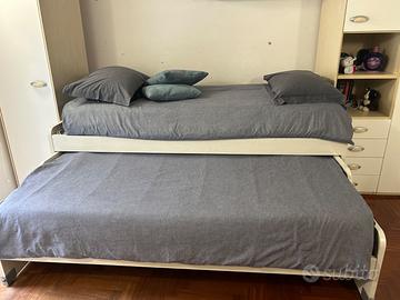letti singoli con reti