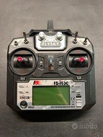 Radiocomando FlySky FS-i6X + cavo simulatore USB