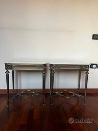 consolle in ottone 