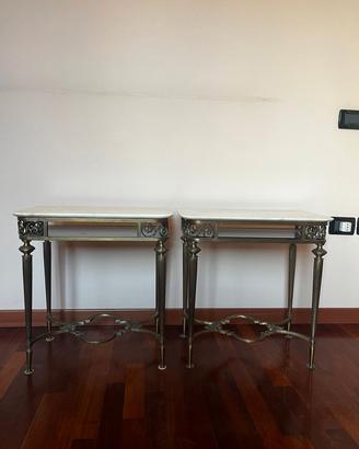 consolle in ottone 