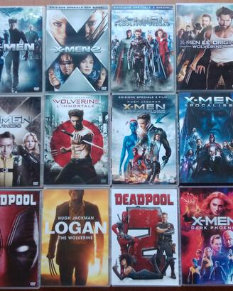12 DVD X Men serie completa Marvel