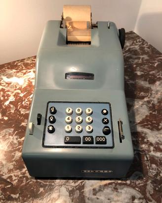 addizionatrice elettrica scrivente olivetti