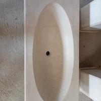 lavello in marmo botticino