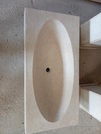 lavello in marmo botticino