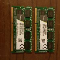 16gb (2x8) Ram Sodimm DDR3 per notebook