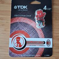 Chiavetta USB Milan 4GB mascotte Diavolo