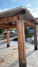gazebo in legno 