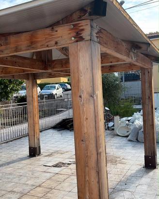 gazebo in legno 