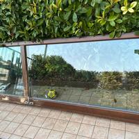 Porta finestra in legno